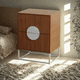 thumbnail image 3 of Velador Lumière 2 Cajones amplios moderno madera, 3 of 4