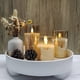 thumbnail image 3 of Velas sin llama Tyawon LED de cristal con control remoto y temporizador (paquete de 3), 3 of 7