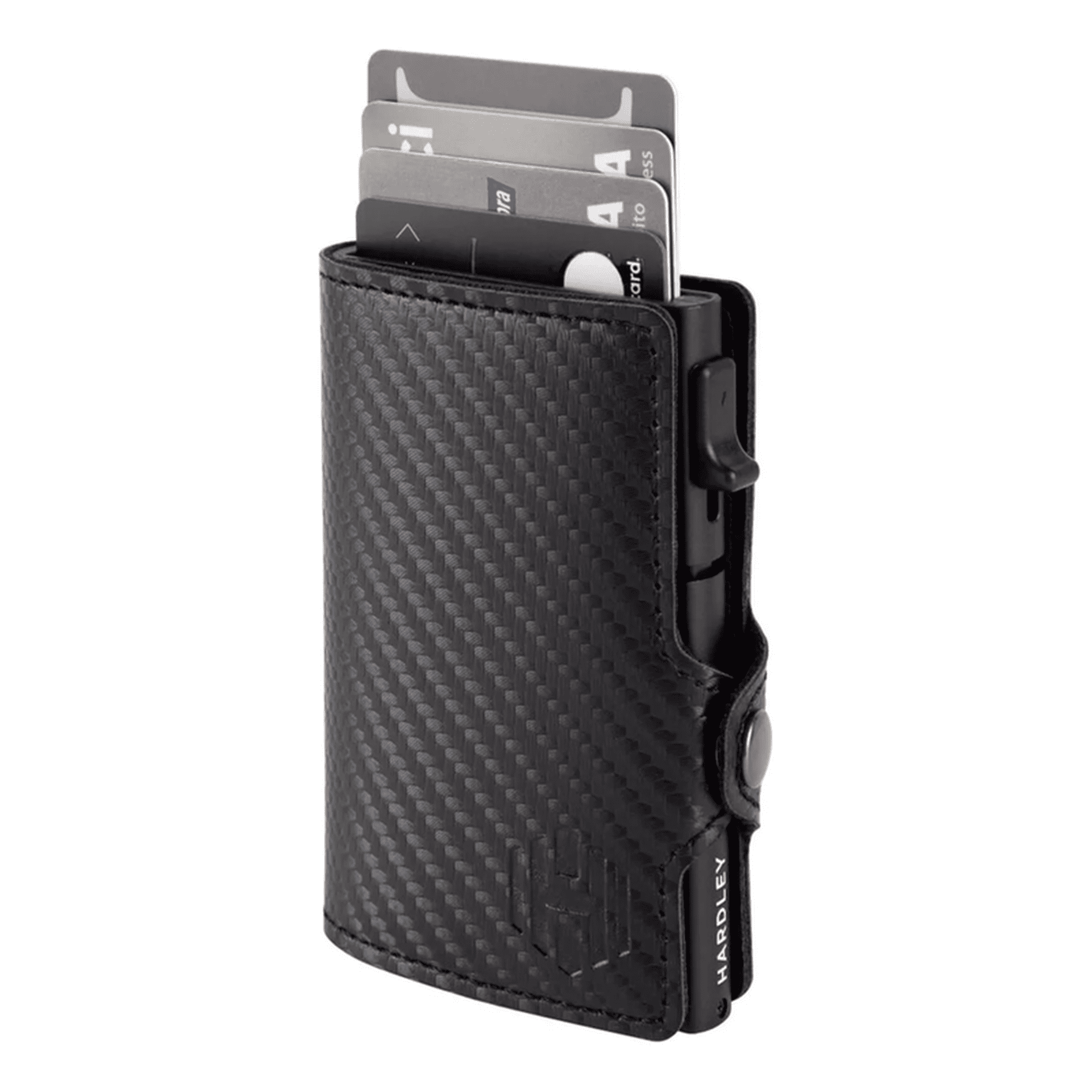 Genérico - Billetera Para Hombre Hardley Con Tarjetero Pop-up Y Bloqueo Rfid Color Bond Negro