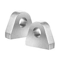 Magideal - 2 Soportes De Grillete/Horquilla Para Soldar, Soporte De Anillo En D, Soportes De Acero Fundido, Soportes De Horquilla Para Cubo De Tractor Hidráulico