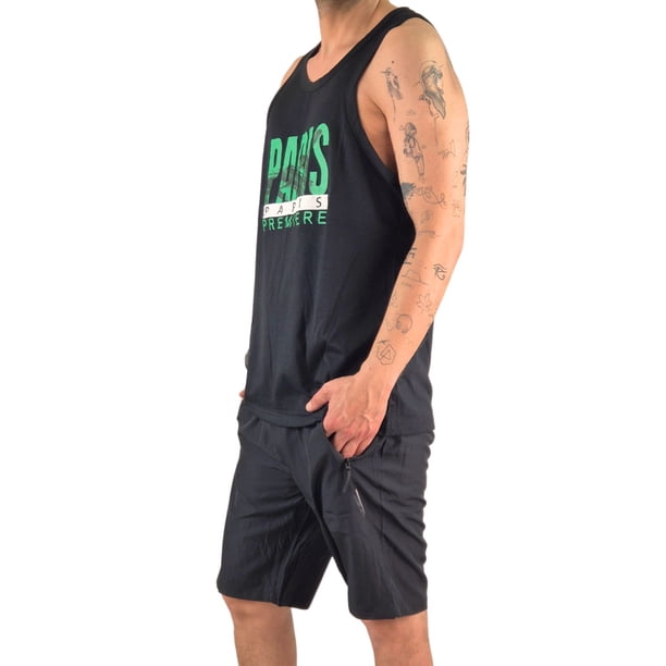 Polera Sin Manga Musculosa Hombre Diseño Paris 289