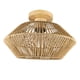 thumbnail image 3 of Lámpara colgante de techo LED de estilo rústico, accesorio de iluminación decorativa, cubierta de luz de ratán para Hotel, sala de té, cocina, porche, 3 of 5