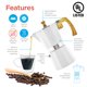 thumbnail image 3 of Cafetera espresso con estufa GROSCHE Milano Moka 150 ml, 3 of 9