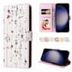 thumbnail image 5 of FOXDOCK Funda Tipo Cartera Floral para Samsung Galaxy S26 Ultra ,Funda con Tapa de Cuero PU, Protección Antigolpes con Ranuras para Tarjetas y Soporte, 5 of 5