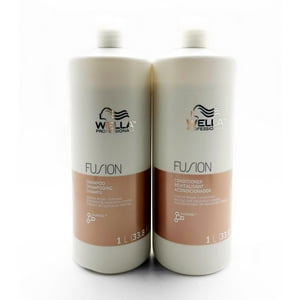 Set Dúo Shampoo Y Acondicionador Wella Fusion Intense Repair 1000Ml