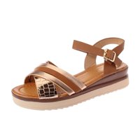 Sandalia Khaki Vía Franca