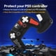 thumbnail image 3 of Funda para mando de PS5, funda de silicona antideslizante compatible con el mando de PS5, con tapones para el pulgar, protectores para el joystick y pegatina envolvente (2 packs)-Negro, 3 of 8