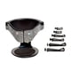 thumbnail image 2 of Portavasos Universal para coche con decoración de diamantes de imitación, soporte para teléfono, abrazadera de montaje de botella de salida de aire Blanco, 2 of 4