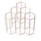 thumbnail image 1 of Triángulo Creativo 6 Botellas Estante De Vino Soporte De Almacenamiento Barra De Cocina Oro Rosa, 1 of 5