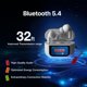 thumbnail image 4 of Auriculares DCHK Inalámbricos BT 5.4 con Cancelación de Ruido IPX4, 4 of 8