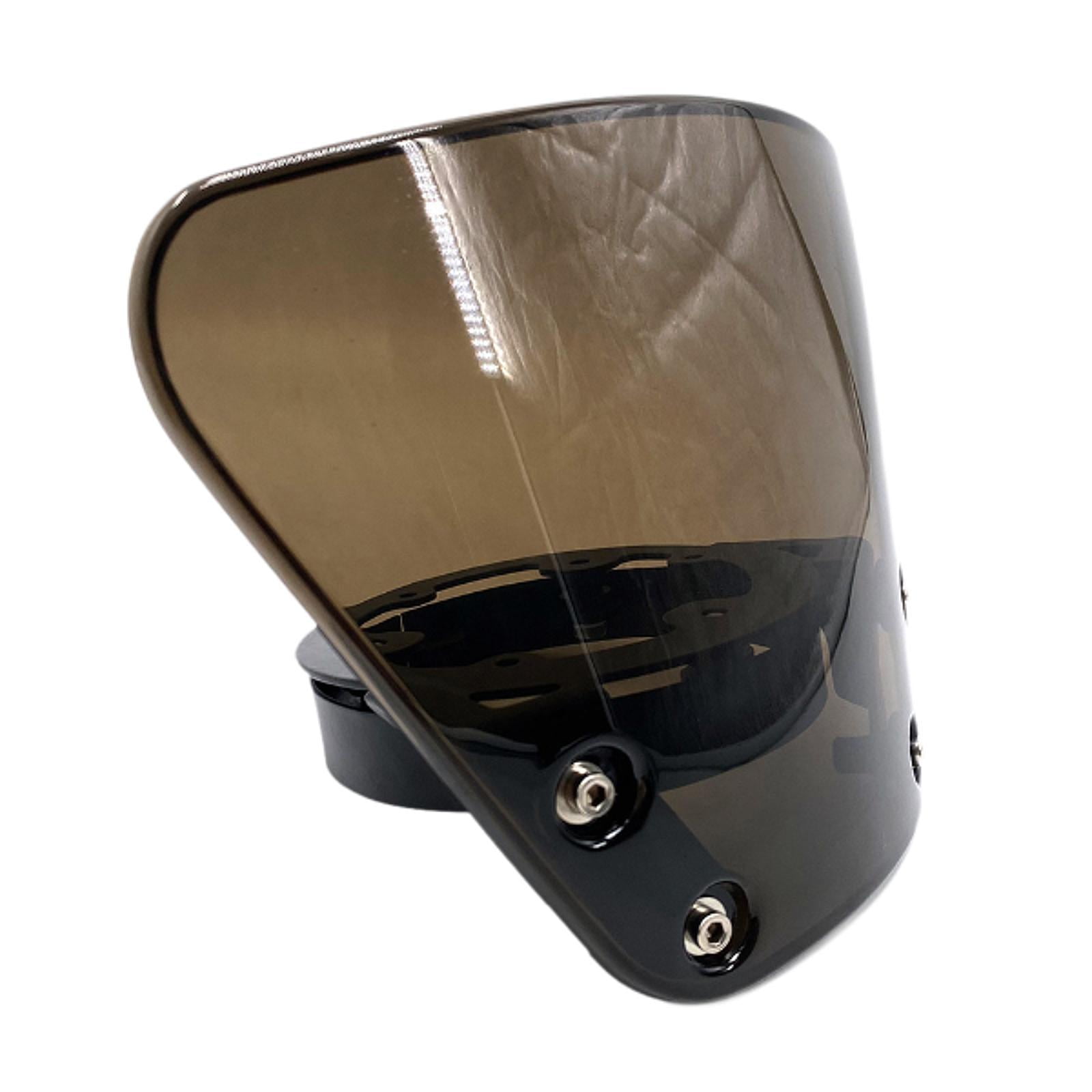 Ioensy - Parabrisas De Motocicleta Robusta Parabrisas De Motocicleta Para Accesorios De Scooter Marrón