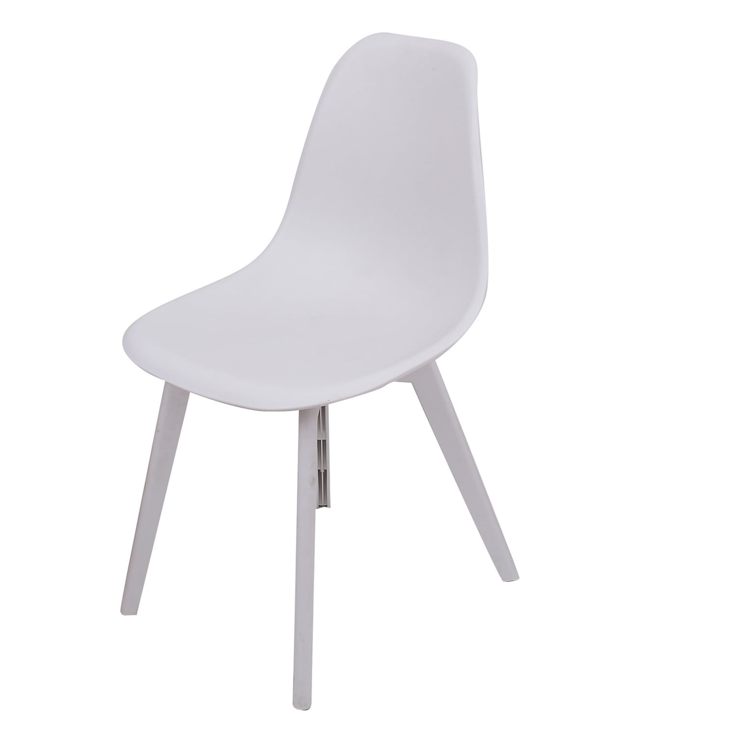 Sohogar - Silla Eames Minimalista Blanca