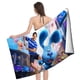 thumbnail image 4 of Pistas de Blue Toalla de playa de secado rápido con diseño temático, regalo para mujeres y niñas, ideal para cumpleaños, fans, amantes de la música, uso en la playa o al aire libre, 78 × 150 cm, 4 of 6