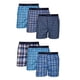 thumbnail image 1 of Boxers Hanes sin etiqueta para hombre con cintura expuesta, paquete de 6, 1 of 6