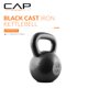 thumbnail image 2 of Kettlebell CAP Barbell de hierro fundido negro 22.68 kg / 50 lb, 2 of 8