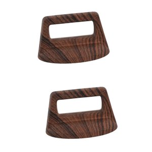 Bothyi - Tapa De Bote De 2 Piezas Cubiertas Reutilizables Manijas De Sostenimiento Para Hervidores De Agua Freing Ban Aceite De Grano De Madera Profunda