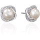 thumbnail image 1 of Pendientes/aretes de perla de 6,3 mm elegantes y de moda, pendientes/aretes cuadrados de plata S925 con diamantes y circonitas, joyería personalizada para damas, ideal para el Día de San Valentín y el, 1 of 6