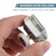 thumbnail image 3 of Uxcell Rodillos de Puerta de Ducha Individual con Ruedas de Cobre Guía de Poleas 23mm 8, 3 of 6