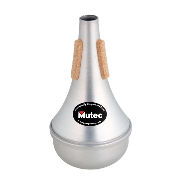 Sordina Recta para Trompeta Mutec USA de Tamaño Completo en Aluminio