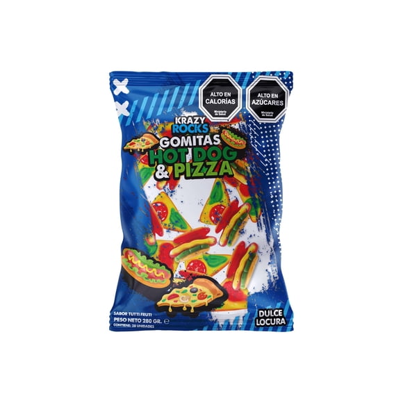 Gomitas Pizza Y Hotdog, 280 g