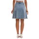 thumbnail image 3 of Falda de Mezclilla para Mujer INSPIRE CHIC Regreso a Clases Cintura Alta Línea A Dobladillo Crudo Falda de Jean Azul Claro Gary XL, 3 of 6