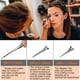 thumbnail image 3 of 60 pinzas para el pelo, de metal plateado con forma de pico de pato, para mujer, para peinar, pinzas largas con forma de pico de pato, pinzas para rizos, pinza de cocodrilo con estuche., 3 of 7