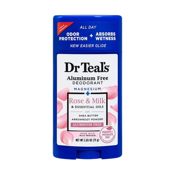 Desodorante Sin Aluminio Con Aroma A Rosa Y Leche 75gr