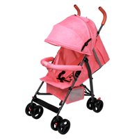 Glowup - Coche Paragua Paseo Bebe Plegable Niño Niña Rosado.