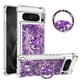 thumbnail image 1 of Funda Para Google Pixel 8 Pro Con Brillo Líquido, Protección Completa Y Soporte De Anillo Giratorio, 1 of 4
