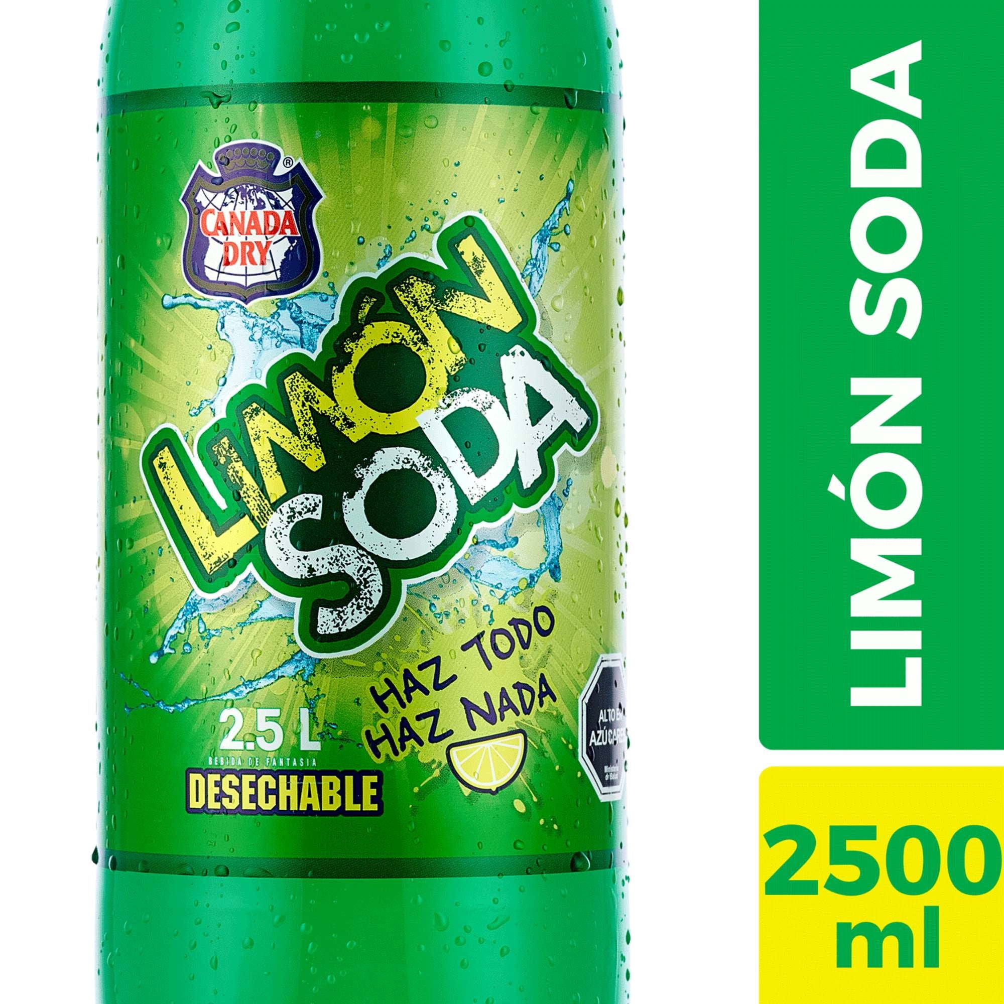 Bebida Limón Botella 2.5 L Limón Soda