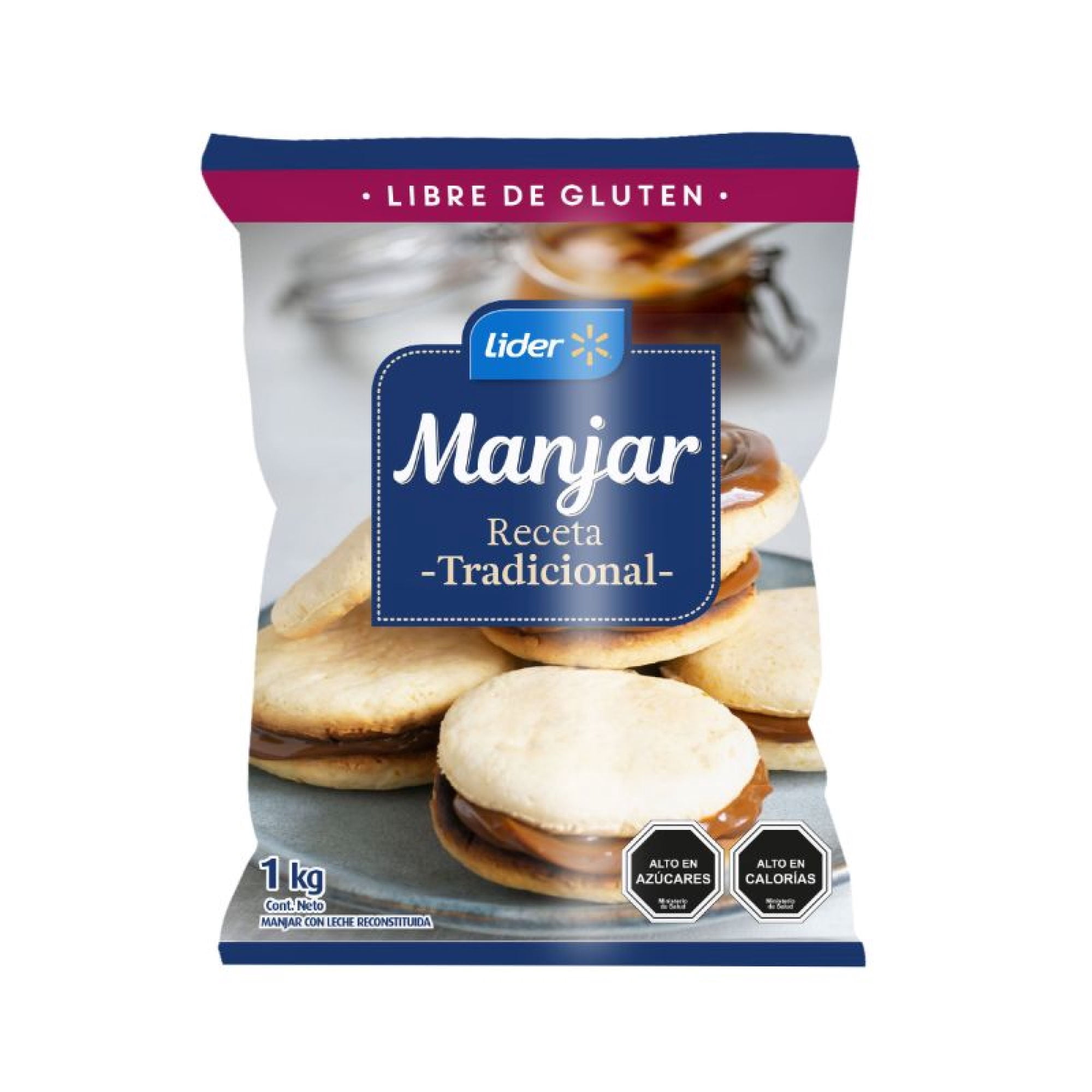 Manjar Tradicional Bolsa 1 kg Lider