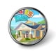 thumbnail image 1 of Las reglas de Rosie-Theme Round Button Badge: Premium Metal Construction, Ideal for High-End Events 2.8 cm, 1 of 6
