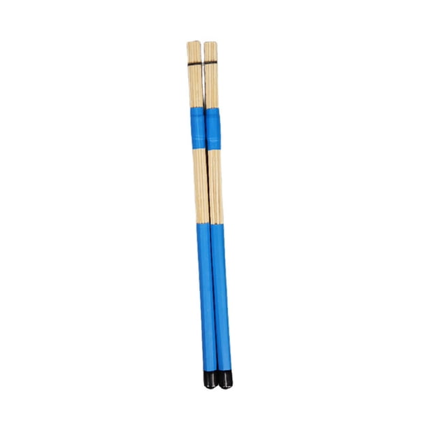 Baquetas de bambú para crear un sonido ligero, regalos para adultos, baquetas de 40cm de longitud para actuaciones acústicas de Jazz, accesorios de , azul
