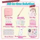 thumbnail image 2 of Kit de época MultiPieYo First Period para niñas con bolsa de almacenamiento, 2 of 7
