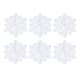 thumbnail image 1 of Mesa De Comedor Hueca De 6 Piezas Placemat Anti-Scalding Para La Boda Halloween Dining Silver, 1 of 5