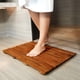 thumbnail image 4 of Alfombrilla de ducha de teca VaeFae Luxury Spa, antideslizante, 50 x 33 cm, 4 of 7