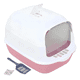 thumbnail image 2 of Arenero Para Gatos Roro Cerrado Baño Sanitario Caja Arena Gato Roro Color Rosado - 1000245, 2 of 3