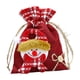 thumbnail image 3 of Bolsa De Regalo Con Cordón De Navidad Roja Para Suministros De Reuniones Familiares, Recuerdo De Fiesta, Muñeco De Nieve, 3 of 3