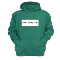 Genérico - Polerón Canguro Friends Verde Aguamarina Talla M Unisex