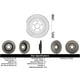 thumbnail image 2 of Disco Freno para auto Dodge Durango 2011-2023 Delantero, 2 of 4
