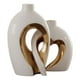 thumbnail image 1 of Florero Decorativo Escultural Jarrón Abstracto Corazón Jhn, 1 of 3