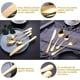 thumbnail image 2 of Cubiertos Servicios Set De 24 Pcs Acero Inoxidable Oro Juego De Cubiertos Premium Cuchillo Tenedor Cuchara Maletin FIGOIMPORT, 2 of 12