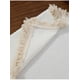 thumbnail image 2 of XmhyTop Juego de 4 Manteletes Individuales Texturizados Clásicos, Resistentes a Manchas, Ideal para Barbacoas y Mesas de Comedor, Estilo A, 45*30cm, Blanco, 2 of 5