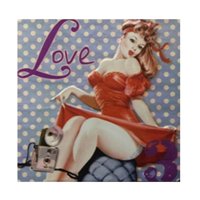 Vgo - Cuadro Placa Metálica Para Colgar 30X30 Cm