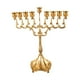 thumbnail image 3 of Portavelas De 9 Ramas Candelabro Hanukkah Menorah Para Decoración De Boda Aureate, 3 of 5