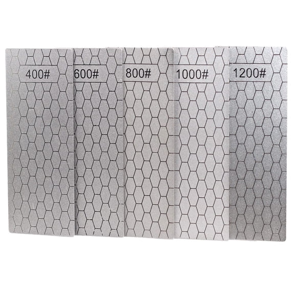 Juego de piedras afiladoras de diamante Jewboer, grano 400-1200, 5 unidades