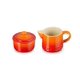 thumbnail image 1 of Set Lechero + Azucarero Le creuset naranja, 1 of 2