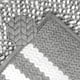 thumbnail image 4 of REGALWOVEN Alfombra de Baño de Chenilla a Rayas con Bordes, Alfombra de Piso de Baño Antideslizante, Lavable a Máquina Gris Oscuro 20" x 32", 4 of 6