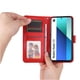 thumbnail image 5 of Funda tipo cartera FOXDOCK para Xiaomi Redmi Note 13 4G , diseño girasol en relieve, cuero PU, cierre magnético, soporte y tarjetero, 5 of 5