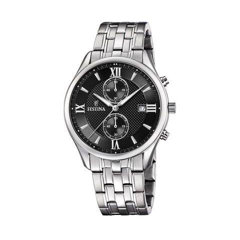 Reloj F6854/8 Festina Plateado Hombre Retro